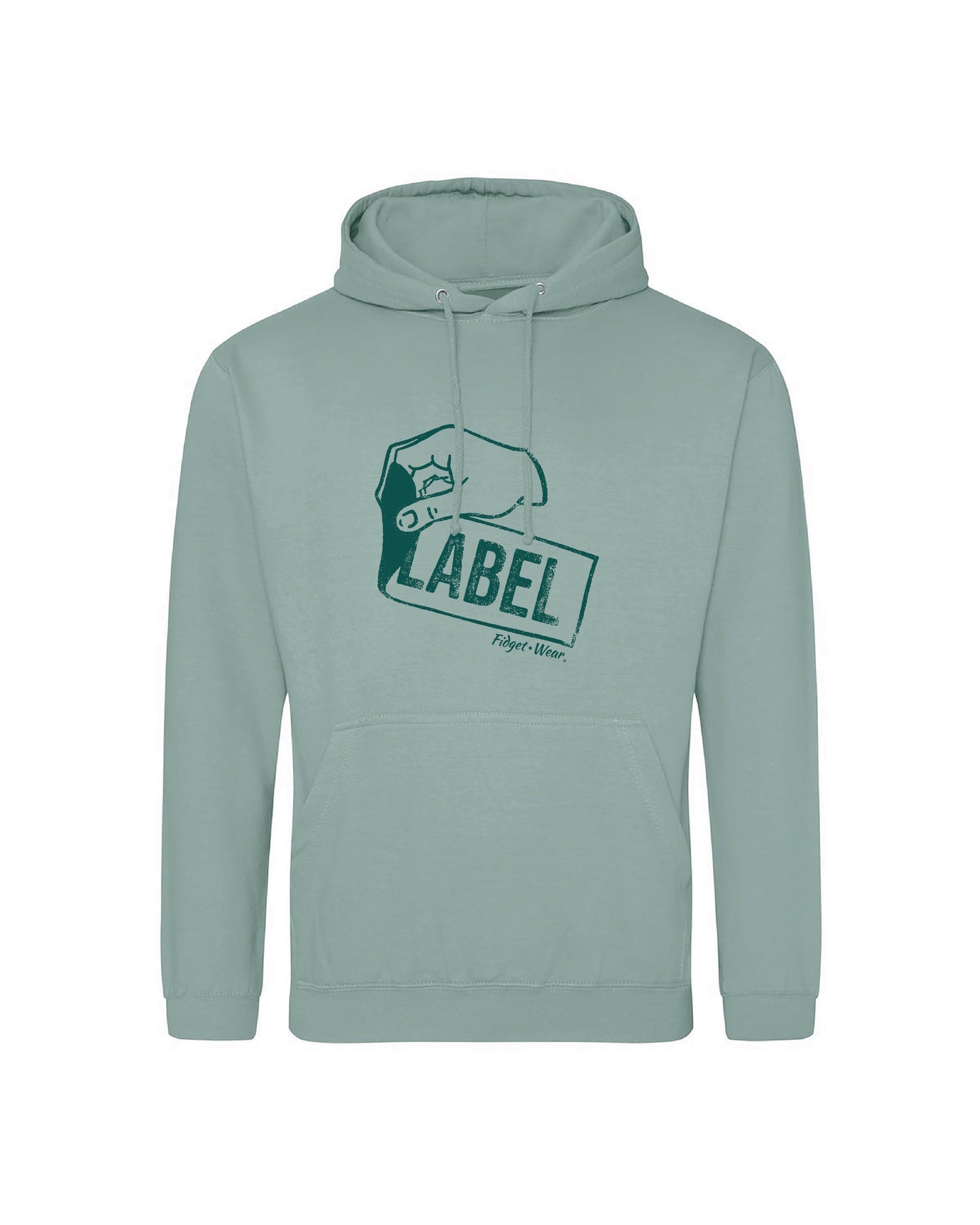 Fidget-Wear Removing Labels Adult Graphic Hoodie