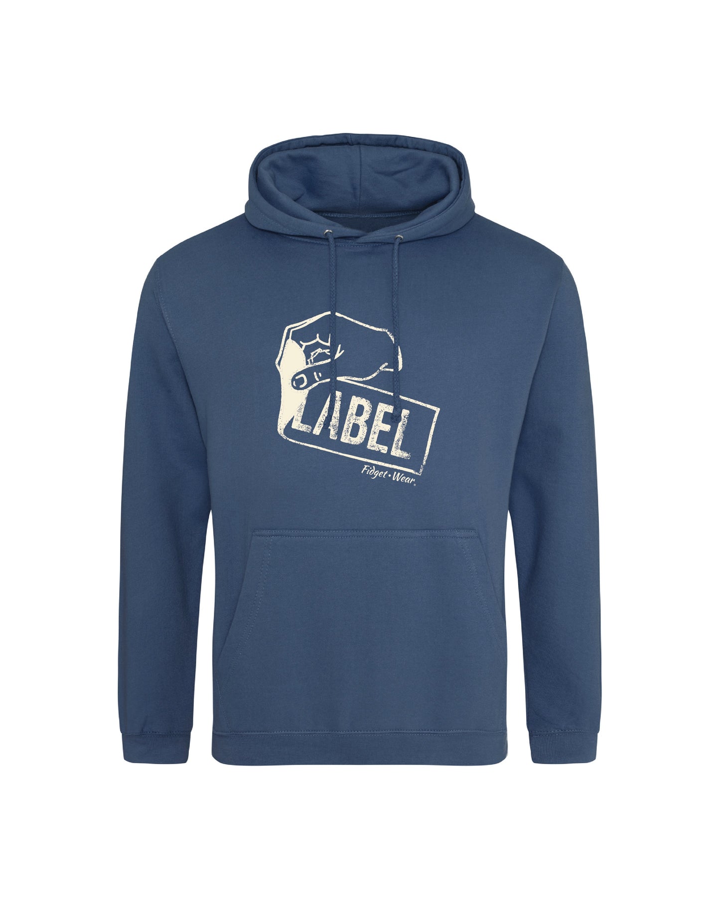 Fidget-Wear Removing Labels Adult Graphic Hoodie