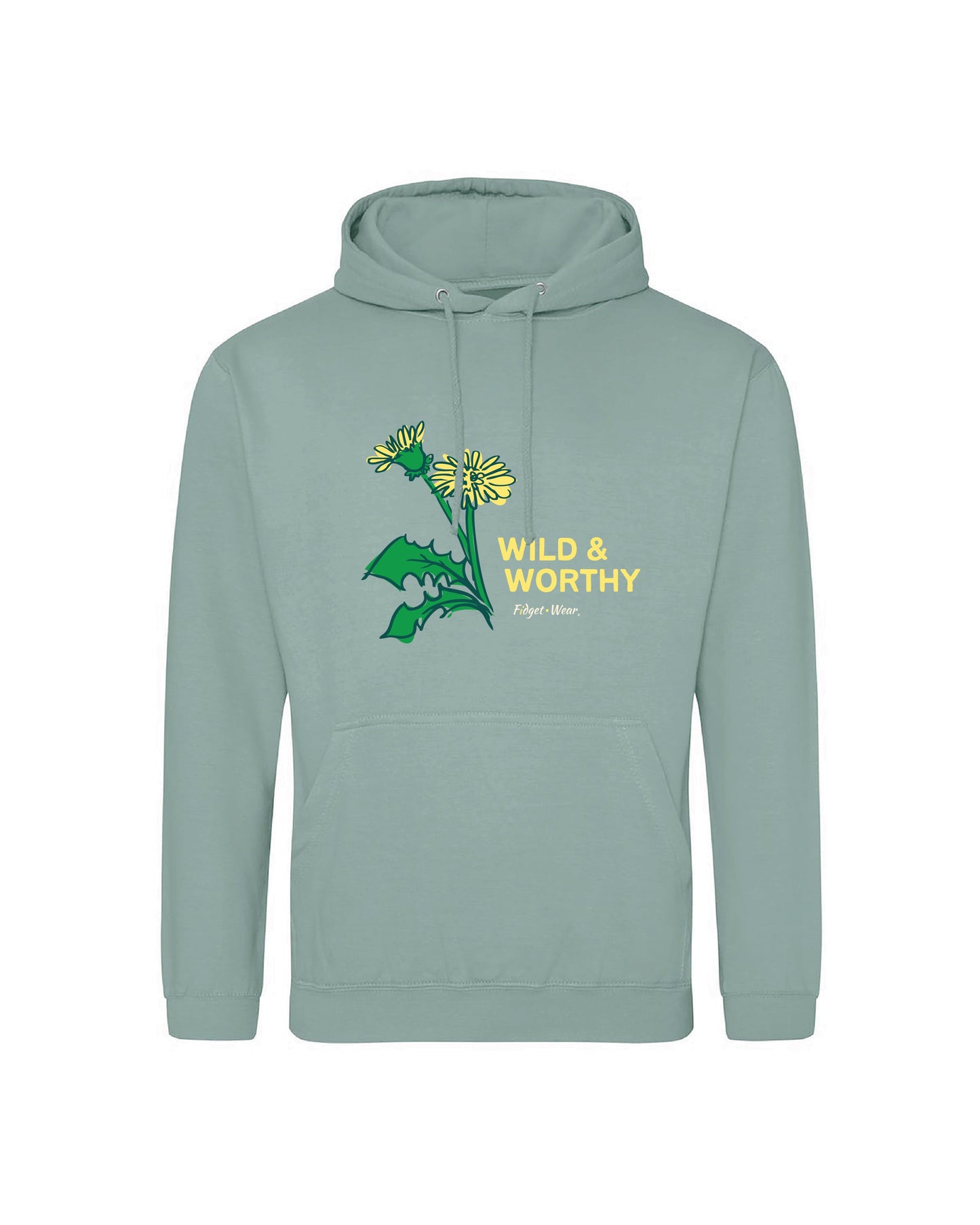 Fidget-Wear Wild & Worthy Adult Graphic Hoodie
