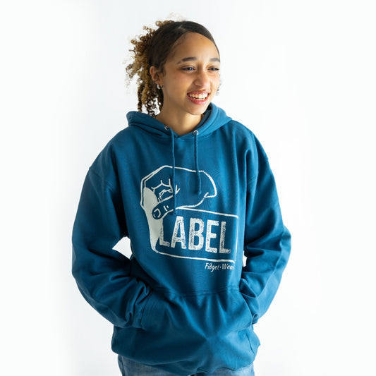 Fidget-Wear Removing Labels Adult Graphic Hoodie
