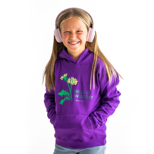 Fidget-Wear Wild & Worthy Youth Graphic Hoodie
